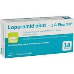 LOPERAMID akut-1A Pharma Hartkapseln LOPERAMID akut-1A Pharma Hartkapseln